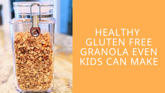 Healthy Gluten Free Granola--only 6 ingredients