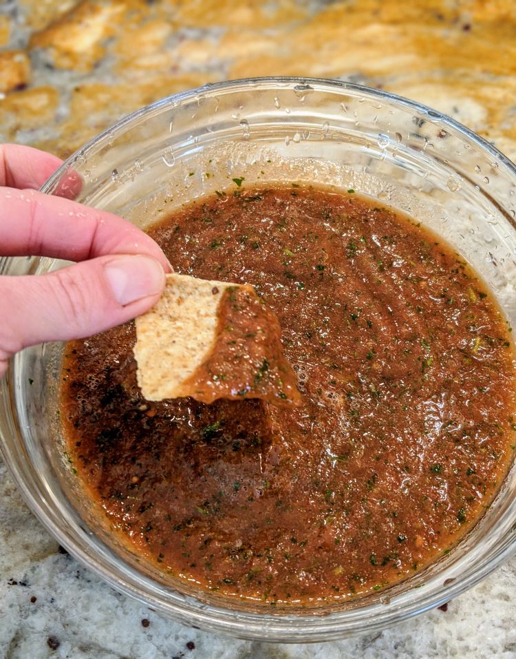 easy to make salsa blended